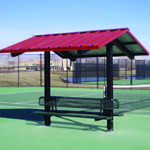 CAD Drawings BIM Models Superior Recreational Products | Shelter and Site Amenities All-Steel Mini Shelters